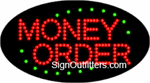 Money Order LED Sign - Flashing Design
