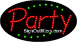 Party LED Sign - Flashing Design