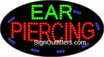 Ear Piercing LED Sign - Flashing Design