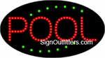 Pool LED Sign - Flashing Design