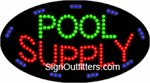 Pool Supply LED Sign - Flashing Design