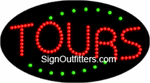 Tours LED Sign - Flashing Design