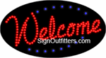 Welcome LED Sign - Flashing Design
