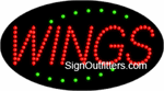 Wings LED Sign - Flashing Design