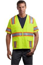 Cornerstone ANSI Class 3 Dual-Color Safety Vest Yellow