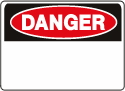 Custom OSHA Danger Sign - Aluminum