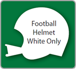 football helmet shaped yard signs