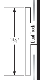 Dual (Middle) - Rigid Sign Letter Track