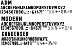 Individual Gemini Sign Letters (8'' Letter on 8 7/8'' Panel)
