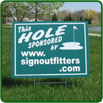 Hole Sponsor Sign