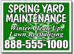 Lawn Care - One Click Kit - Poster Board Sign - LC14