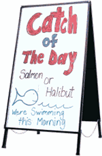 A-Frame Sidewalk Sign Dry Erase Kit