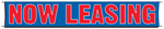 Now Leasing Banner - 3 x 20 Slogan