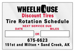 Oil Change Stickers - 374 - Custom Panel Layout
