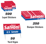 Save time and money by getting everything you need for your campaign in one easy kit.