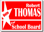 Political Signs with Stands - Design P101