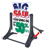 Rolling Swinger Write On / Wash Off Dry Erase Sign - White