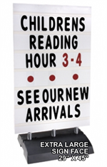 Springer Message Board Sidewalk Sign - EXTRA LARGE