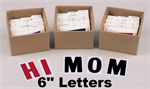 Sidewalk Sign Letters - 180 - 6 inch