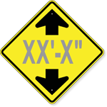 Clearance Sign Custom Text 30 x 30