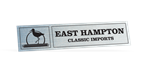 Brushed Chrome Auto Decal #272, 1 3/8'' x 6''
