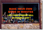 Econo-Cling Window Lettering Kit - 5 Inch Letters
