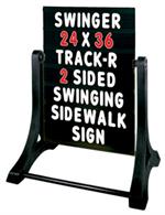 Swinger Sidewalk Sign Kit - Black Face