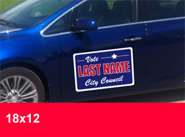 18 inch x 12 inch Car Magnets