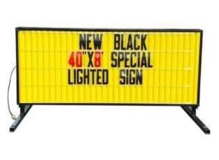 E-Con-O-Board Portable Roadside Sign (40 inch x 96 inch)