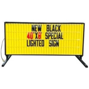 E-Con-O-Board Portable Sign - 40x96 Lighted or Non-Lighted