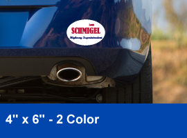 Bumper Sticker Special - 4 inch x 6 inch - Oval - 2 Color