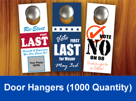 Special Campaign Door Hangers - 1000 Quantity