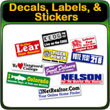 Decals, Labels and Bumper Stickers