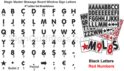 8 sign letters