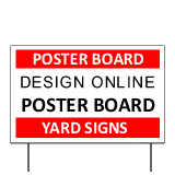 Design Poster Board Yard Signs Online!