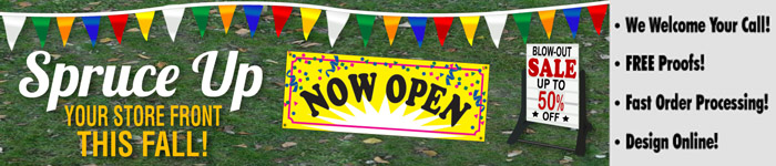 Spruce up your storefront with Sidewalk Signs, Portable Signs, Changeable Letter Signs