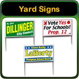 Political Yard Signs and Political Signs