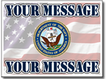 Design your Navy Yard Sign online with SignOutfitters.com