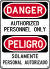 OSHA Bilingual Signs