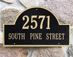 Personalized Address Plaque by Whitehall, Arch Marker Design
