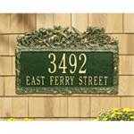Woodland Hummingbird Design Personalized Address Plaque