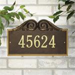 Versailles Design Personalized Address Plaque