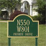 Wisconsin Special Design Personalized Address Plaque