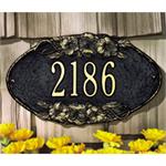 Pansy Design Personalized Address Plaque