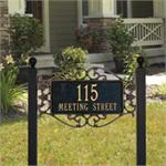 Lewis Fretwork Design Personalized Address Plaque