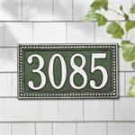 Egg and Dart Design Personalized Address Plaque