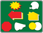 Blank Yard Sign Shapes