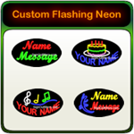Custom Flashing Neon Signs