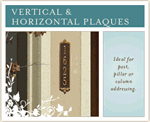 Vertical Address Plaques from Whitehall