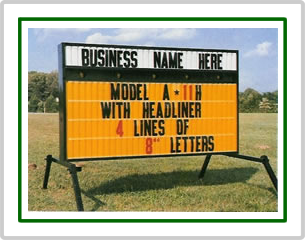 Roadside signs on sale